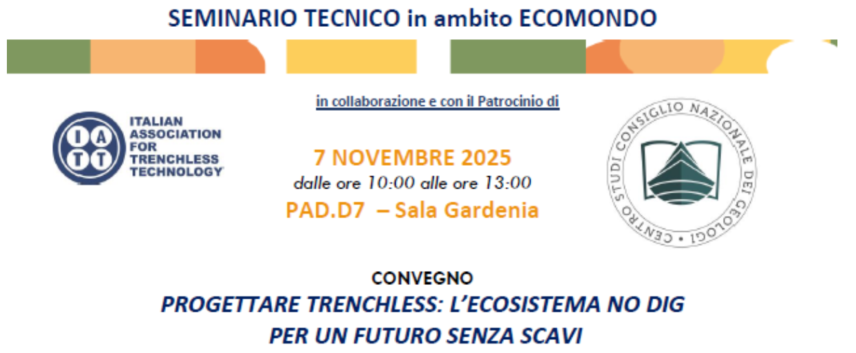  Progettare Trenchless: l’ecosistema No Dig per un futuro senza scavi